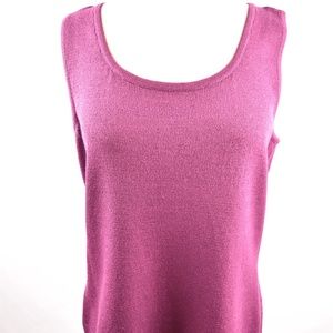 St John Knit  Vest Size M Santana Black Label New